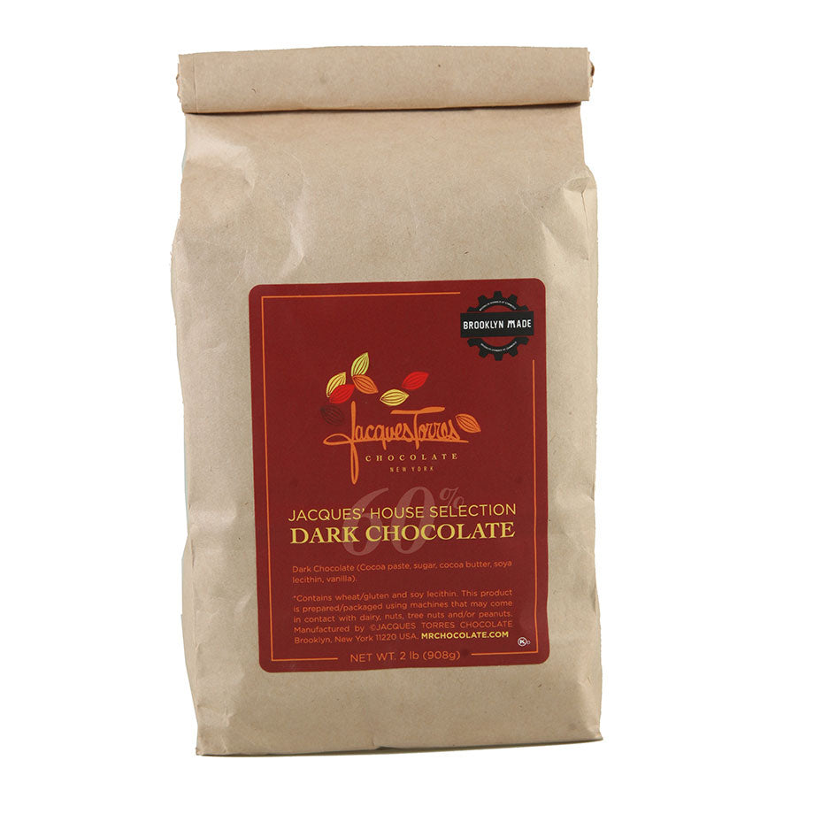 Jacques Torres Dark Chocolate Baking Discs - 60%