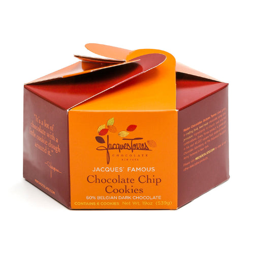 Jacques' Famous Chocolate Chip Cookies in decorative box