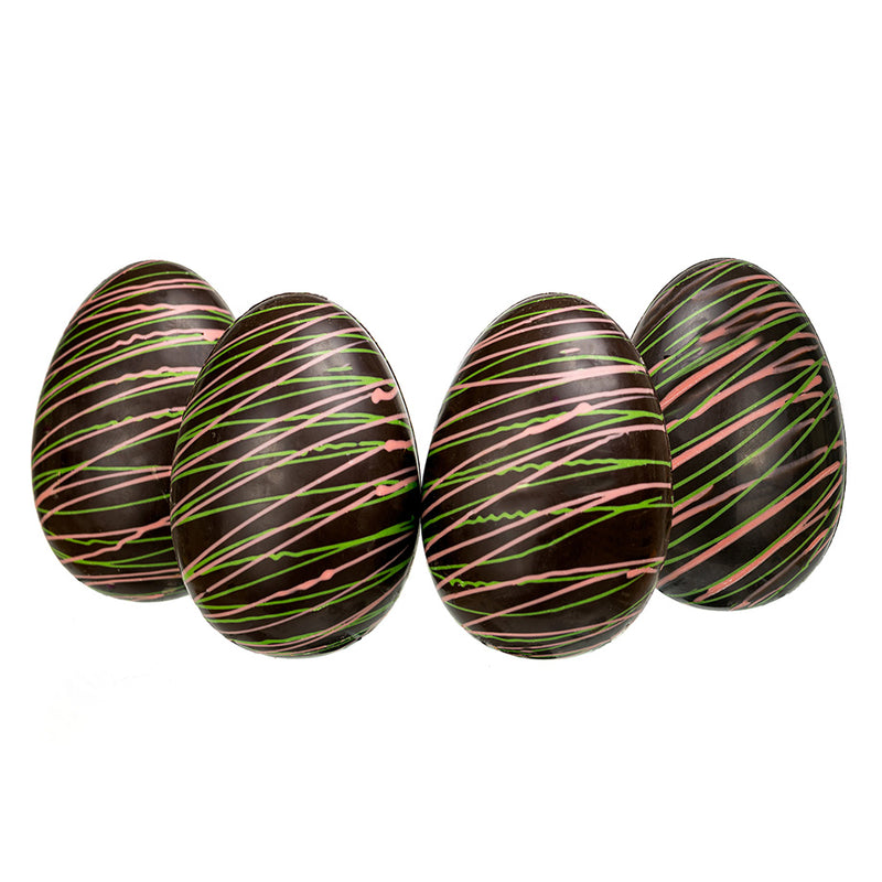 Classic Easter Egg Bundle- 4.5 inches -dark chocolate- Jacques Torres Chocolate