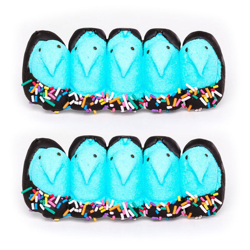 Sprinkled Peeps - 2 Pack Coated in Dark Chocolate with Sprinkles Jacques Torres Chocolate