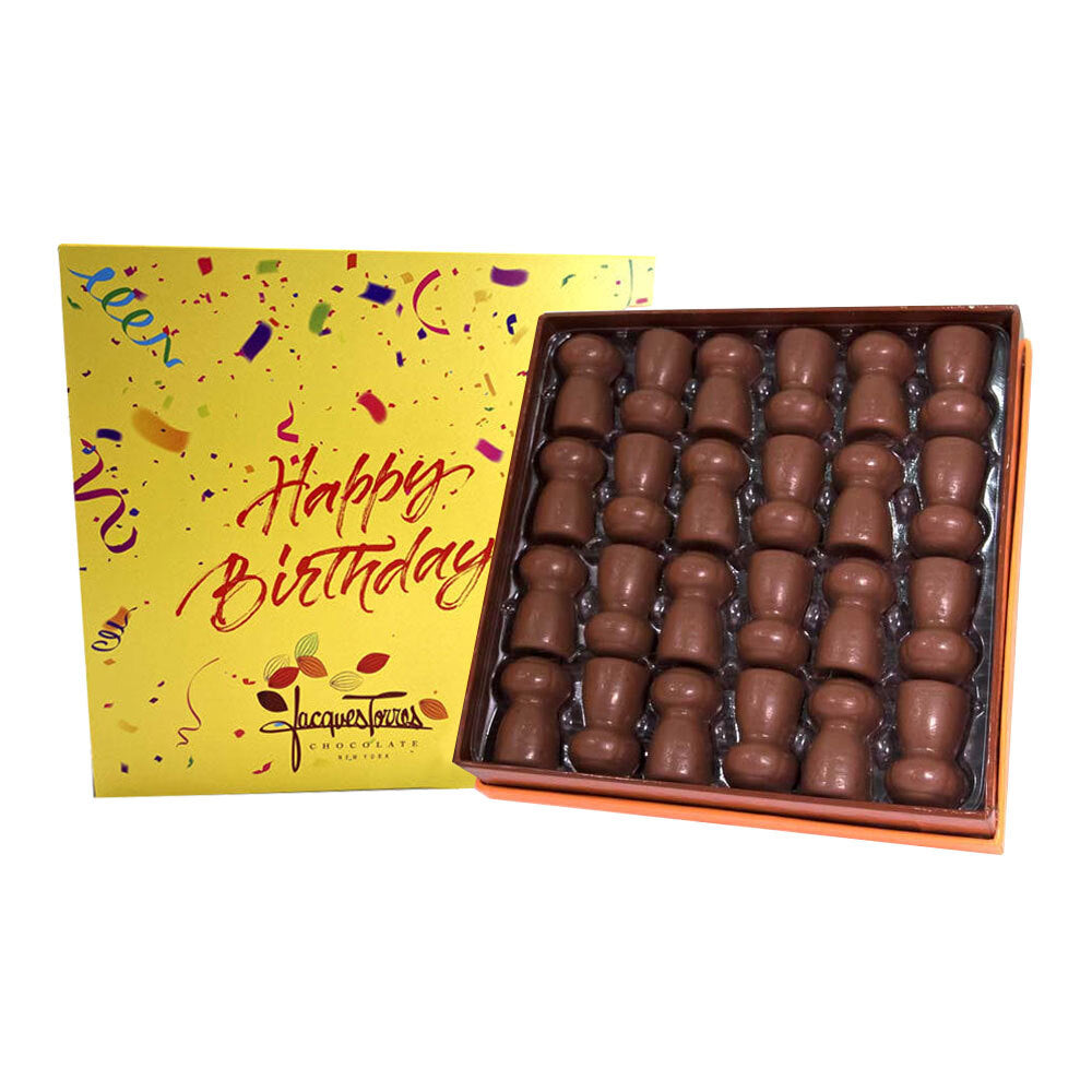 Taittinger Champagne Truffles with Happy Birthday Sleeve 24 piece